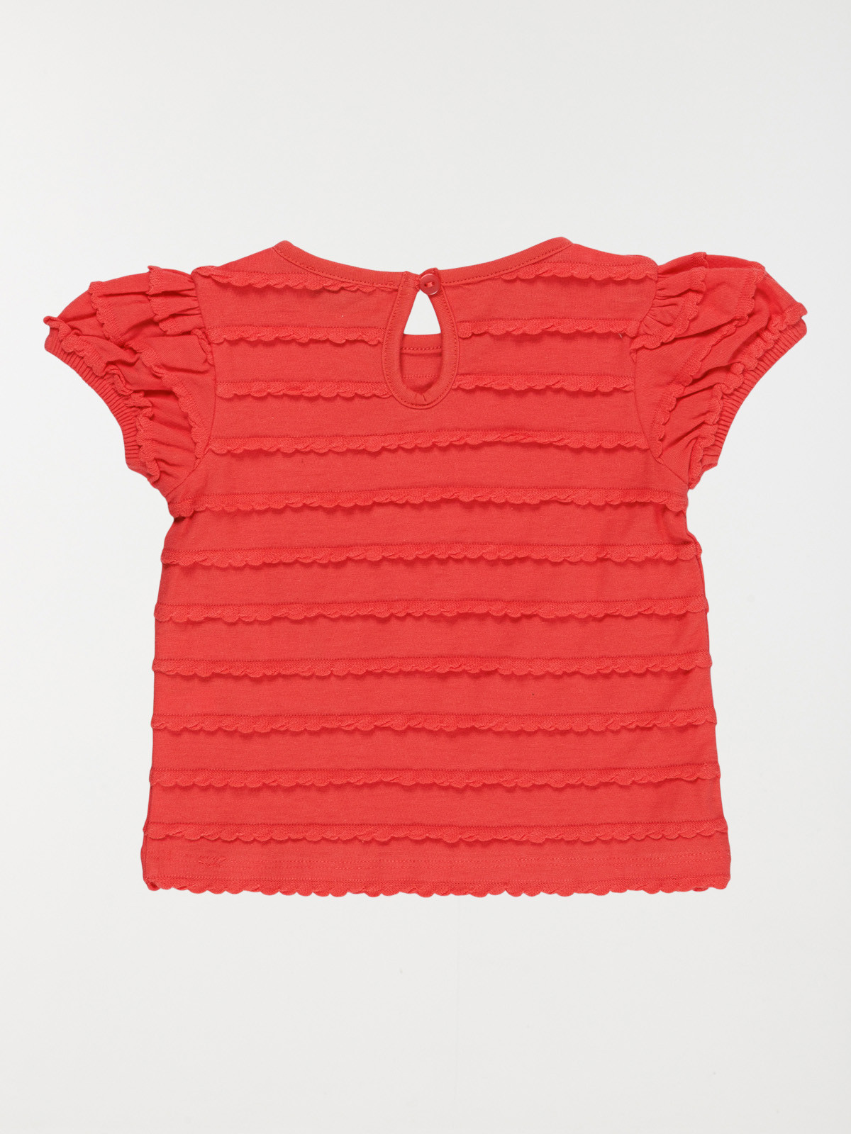 T-shirt à volants fille (3-36M)