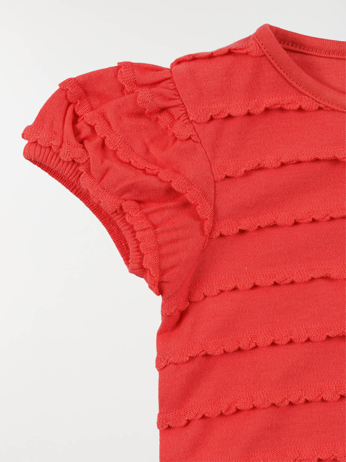 T-shirt à volants fille (3-36M)