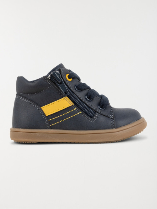 Bottillons coloris navy bébé (19-23)