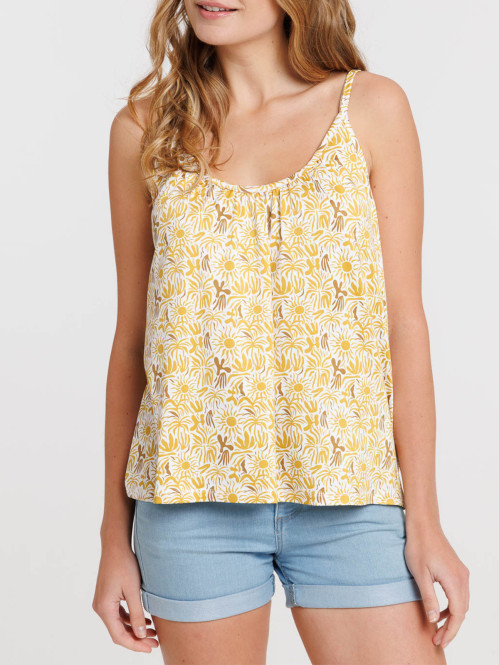 Débardeur imprimé fantaisie...