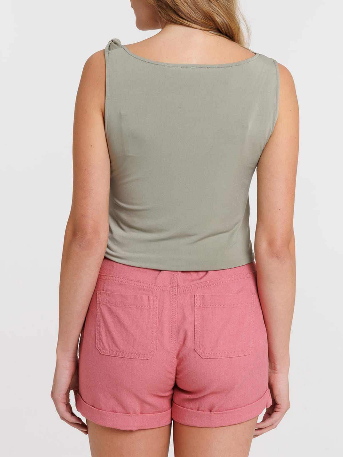 Débardeur bretelle noeud femme