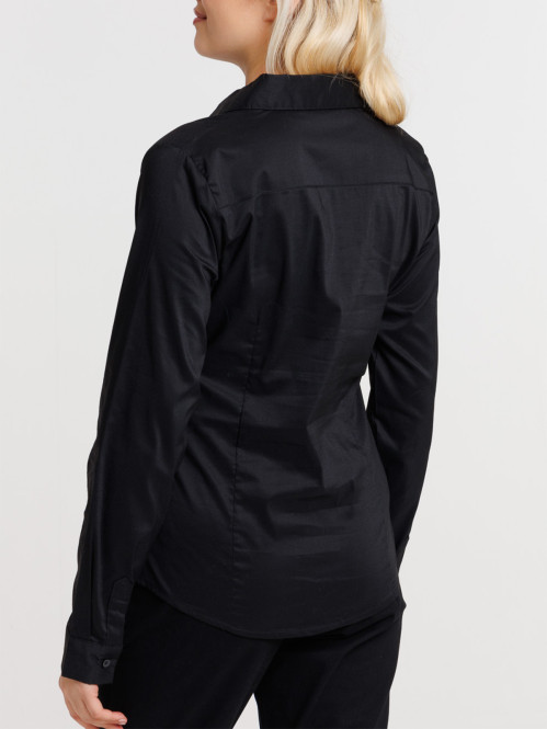 Chemise noire manches...