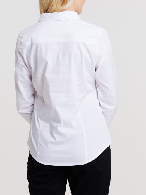 Chemise blanche manches longues femme