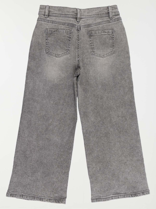 Jean wide leg gris neige...