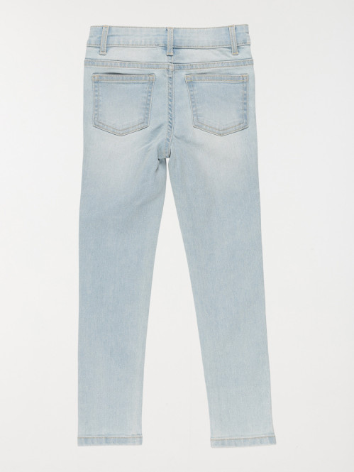 Jean skinny bleach denim...