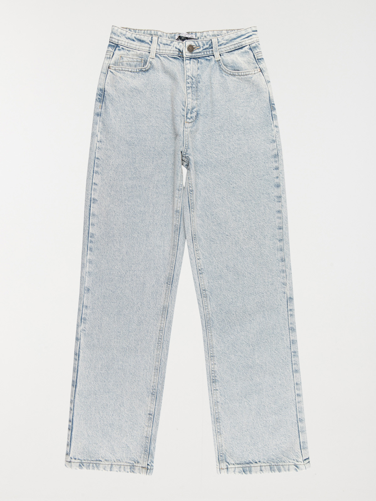 Jean straight bleached fille (XXS-M) Jean straight bleached fille (XXS-M)