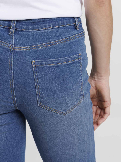 Jean bootcut stone femme