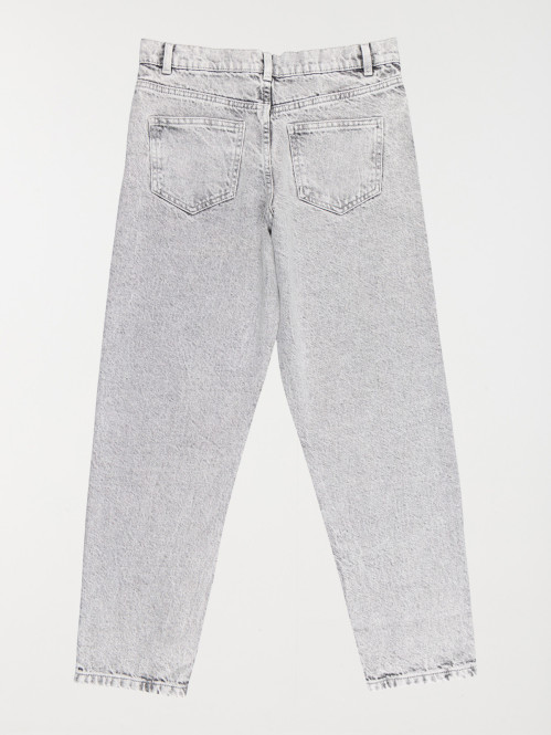 Jean relaxed gris bleach...