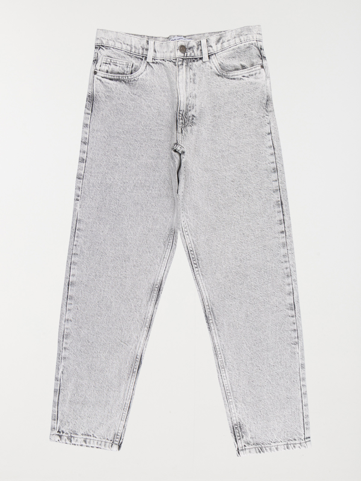 Jean relaxed gris bleach garçon (XXS-M)