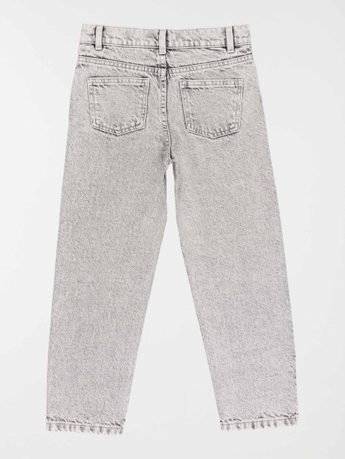 Jean relaxed gris bleach...