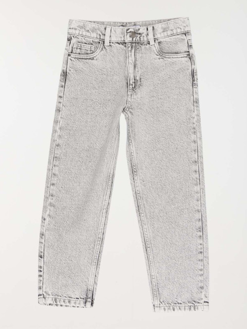 Jean relaxed gris bleach...