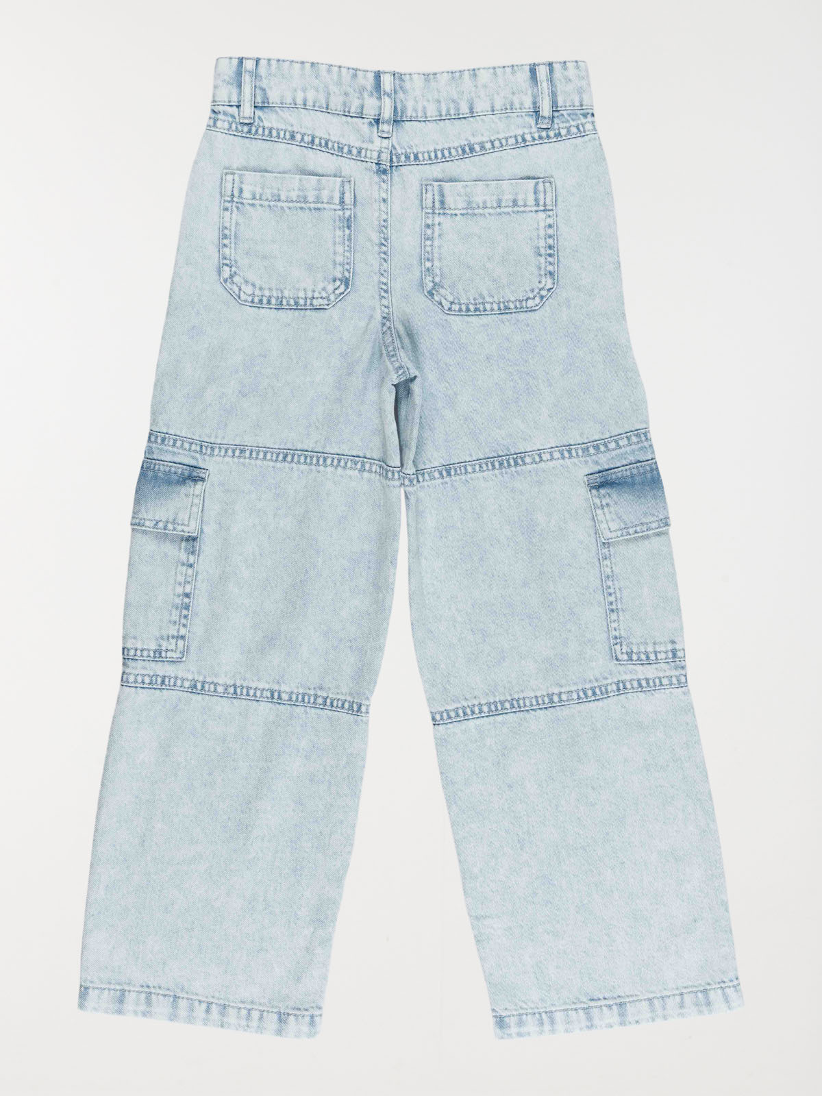 Jean cargo large fille (3-12A)