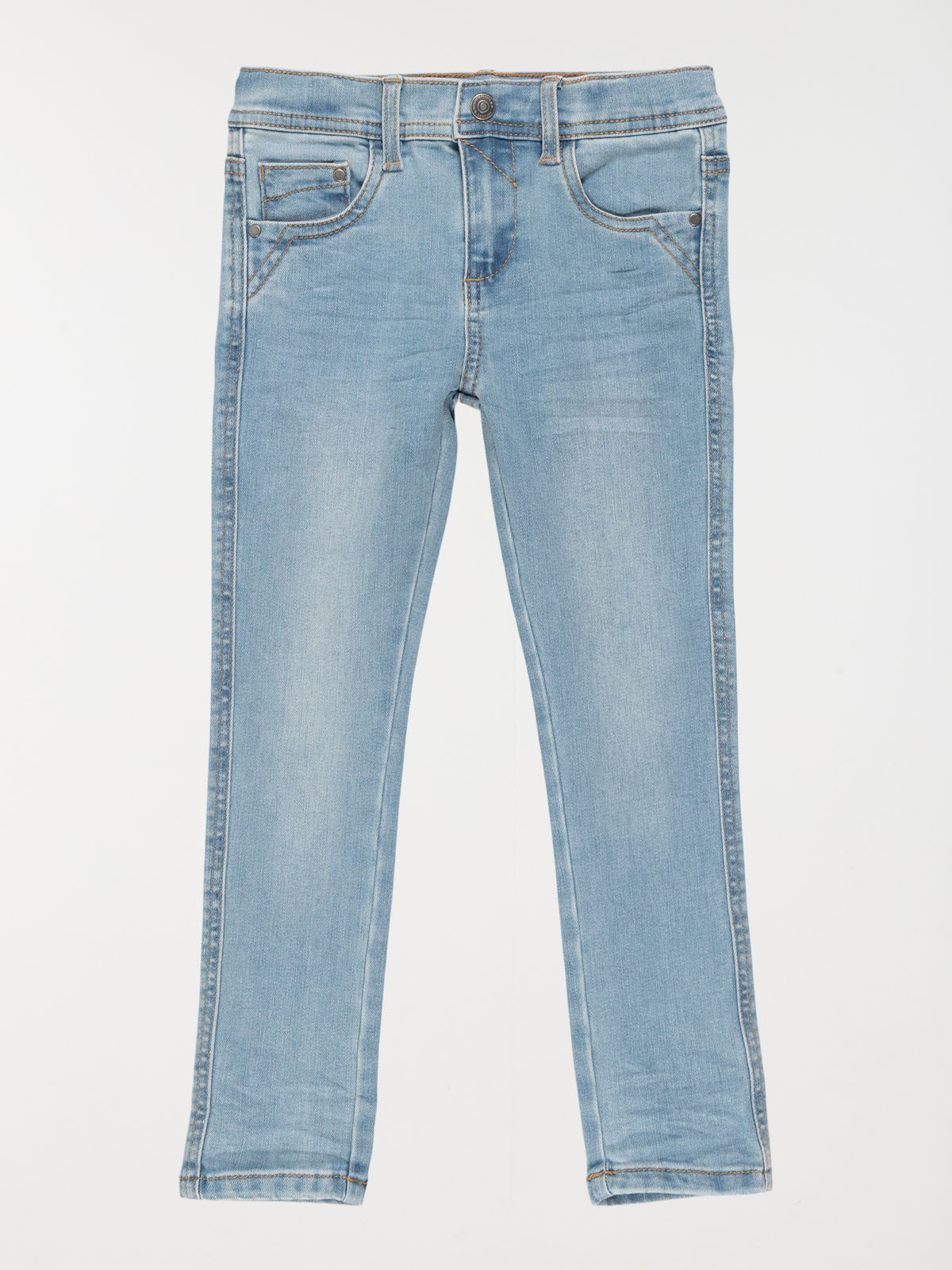 Jean fille coloris bleached (3-12A) Jean fille coloris bleached (3-12A)