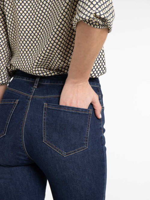 Jean brut taille haute...