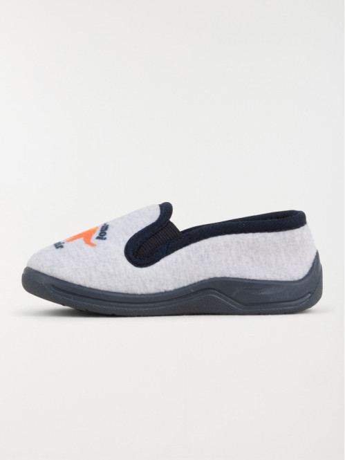 Chaussons dinosaure gris garçon (24-30) Chaussons dinosaure gris garçon (24-30)
