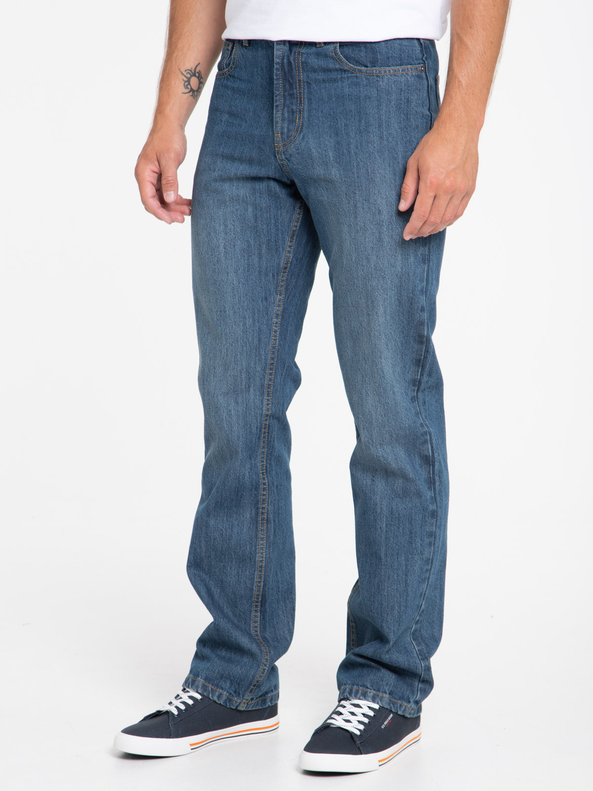 Jean stone coupe regular homme