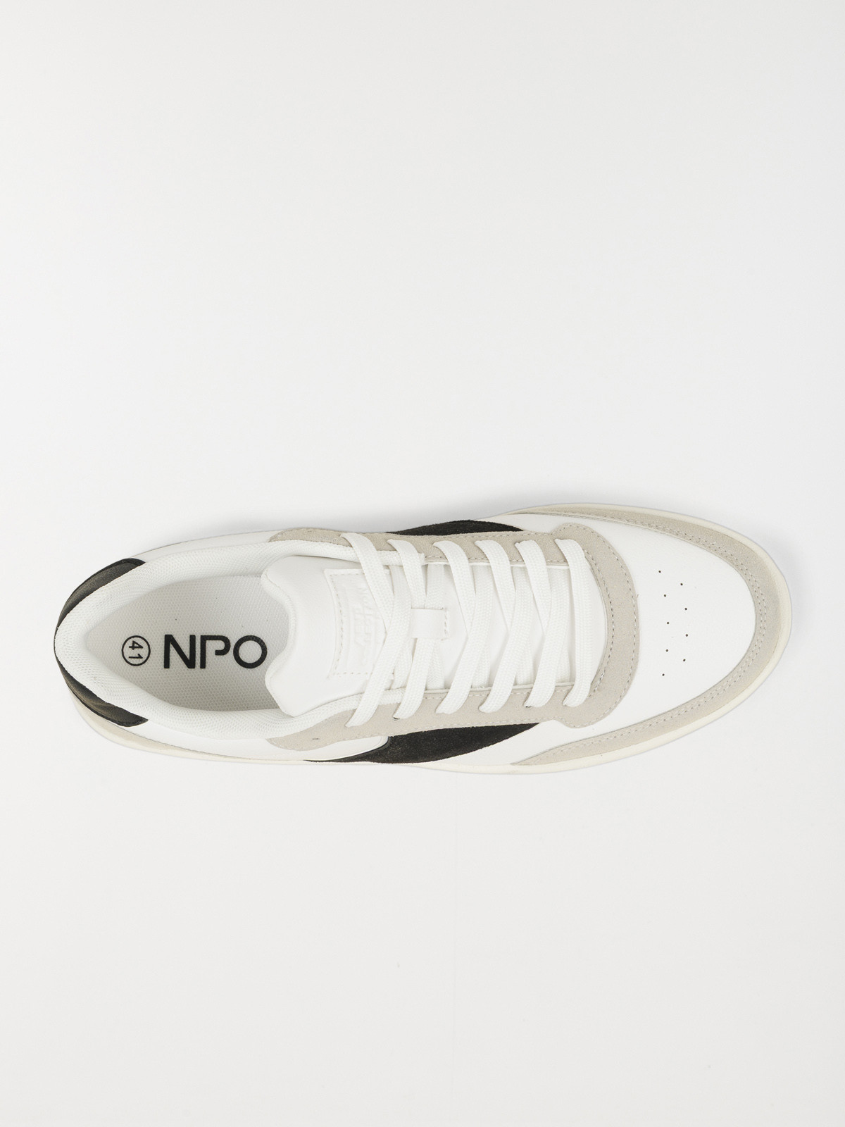 Baskets à lacets blanches homme (40-45) Baskets à lacets blanches homme (40-45)