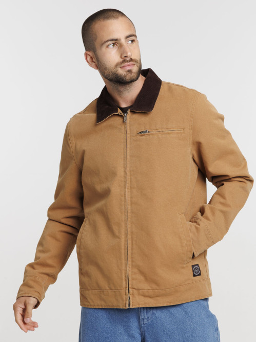 Blouson camel col velours...