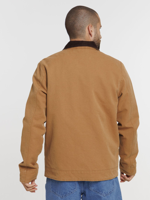 Blouson camel col velours...
