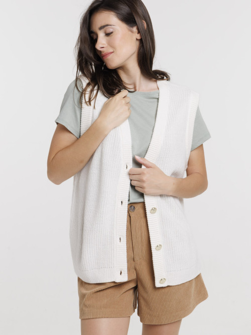 Gilet sans manches femme