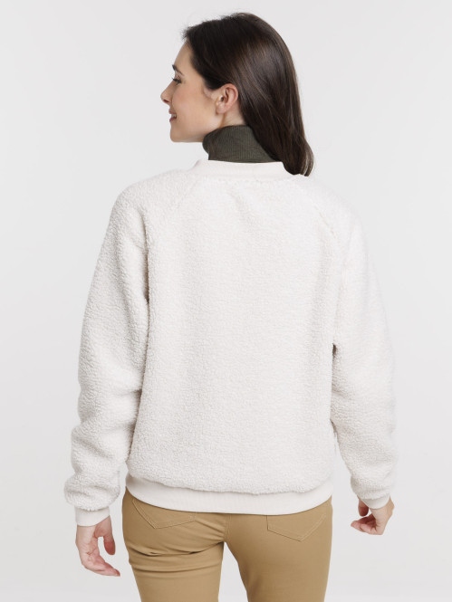 Veste teddy maille...