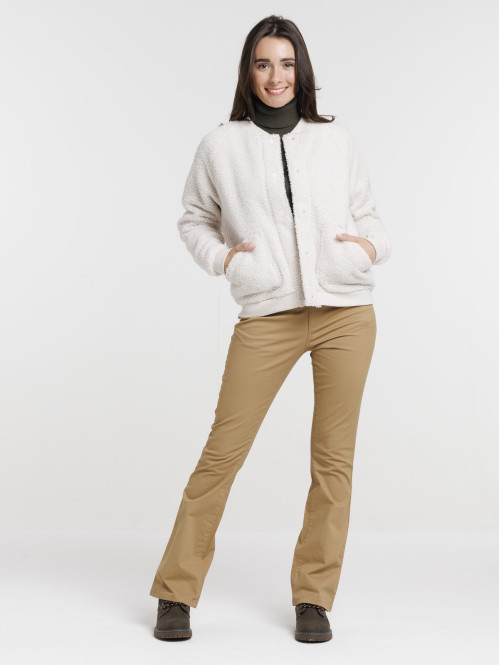 Veste teddy maille...