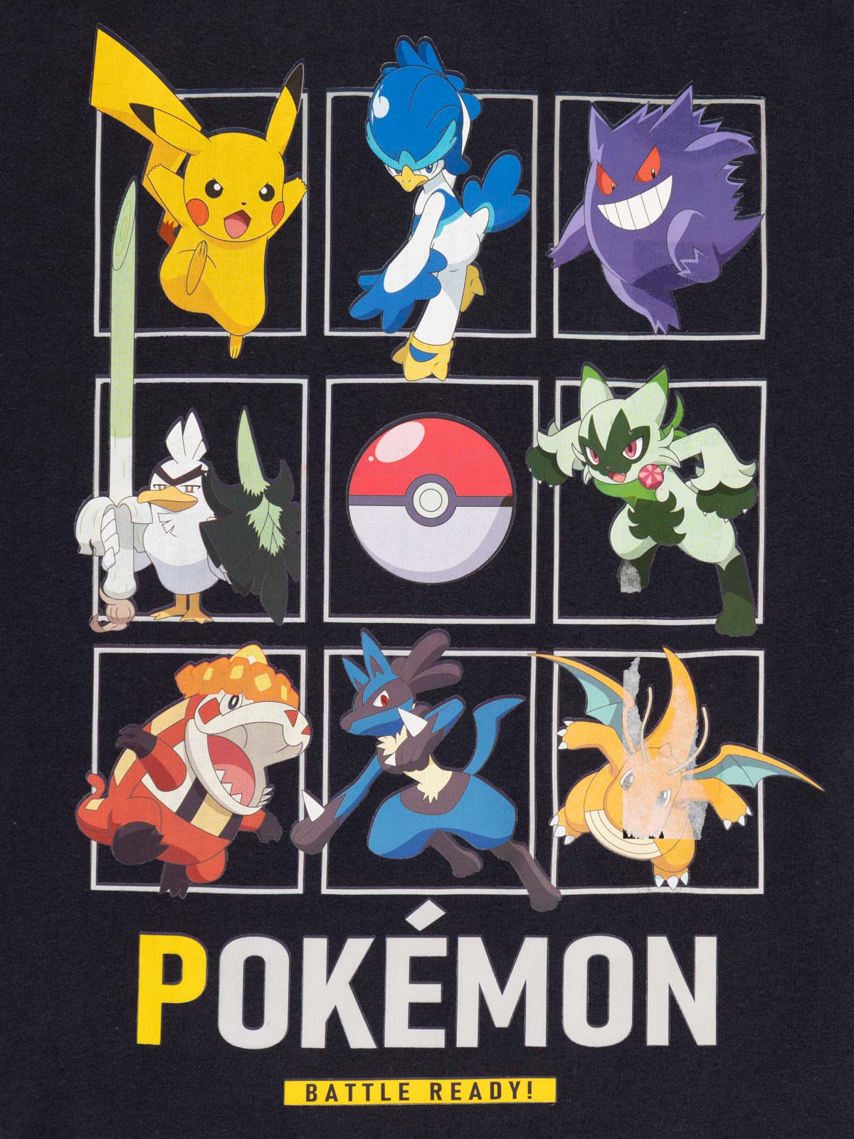 Tee-shirt Pokémon noir garçon (3-12A) Tee-shirt Pokémon noir garçon (3-12A)