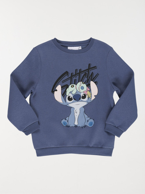 Sweat col rond Stitch fille...