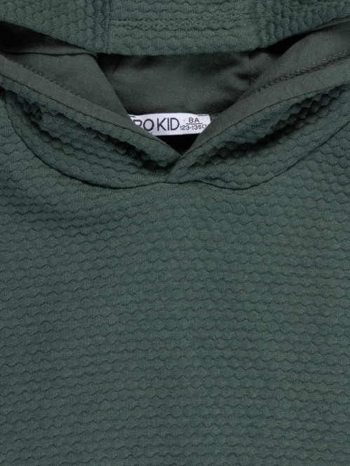 Sweat capuche vert foncé...