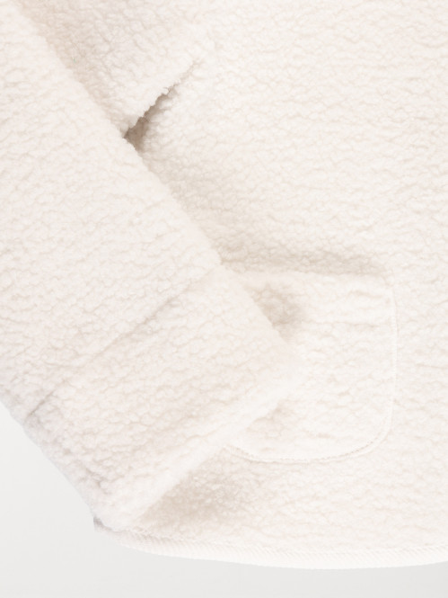 Veste boutonnée sherpa...