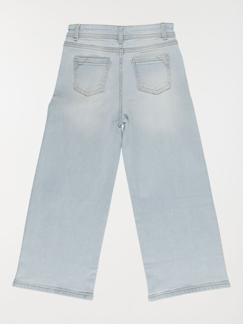Jean wide leg bleached...