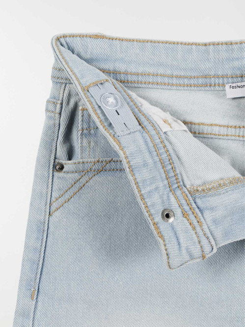 Jean wide leg bleached...