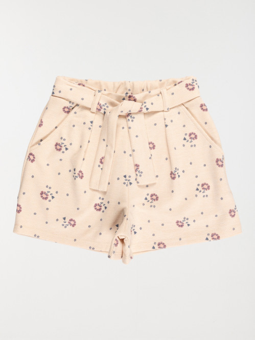 Short fleuri fille (3-12A)