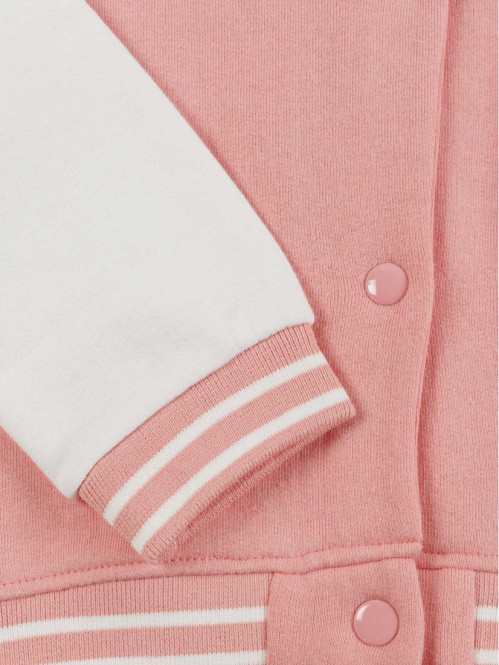 Sweat bomber bicolore fille (3-12A)