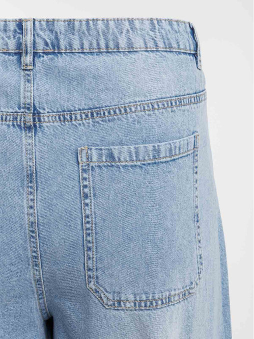 Jean wide leg grande taille femme
