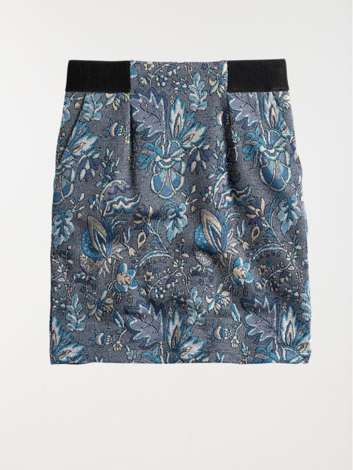 Jupe noire maille jacquard...