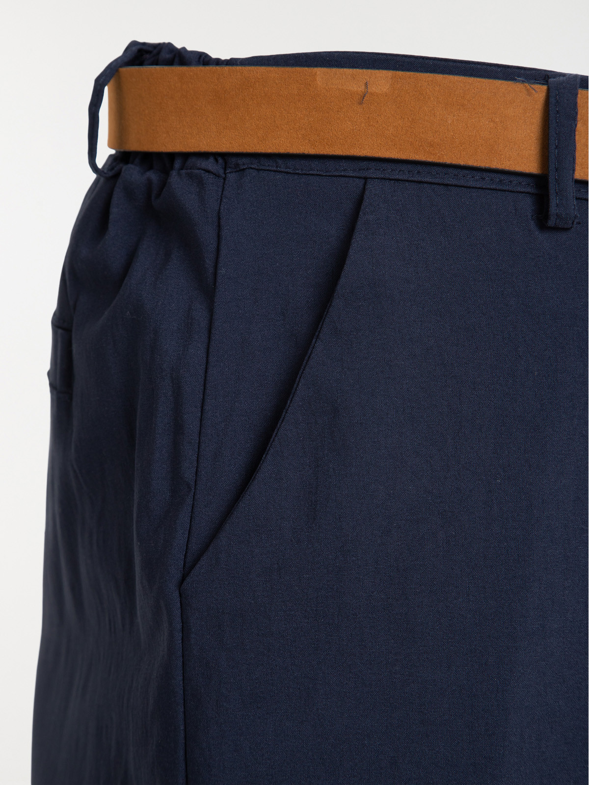 Pantalon et ceinture grande taille femme