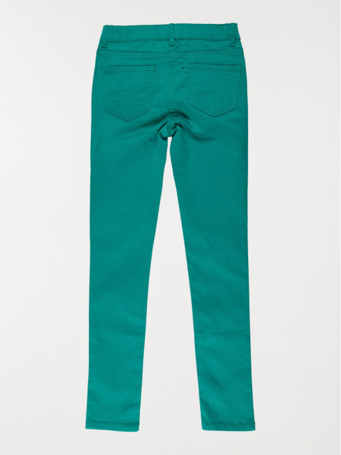 Pantalon skinny émeraude fille (10-16A)