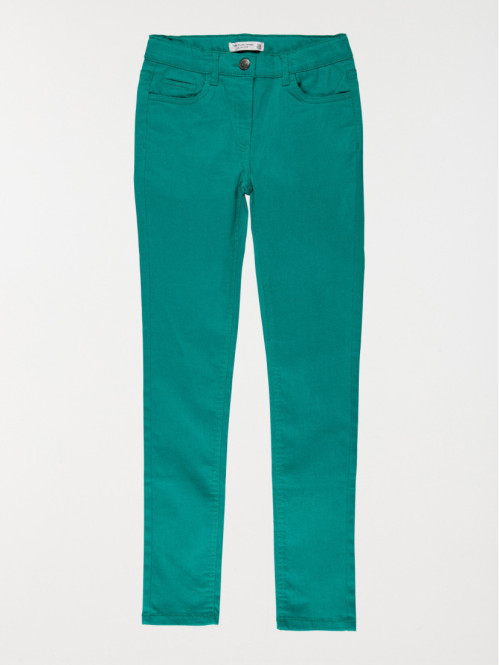 Pantalon skinny émeraude fille (10-16A)