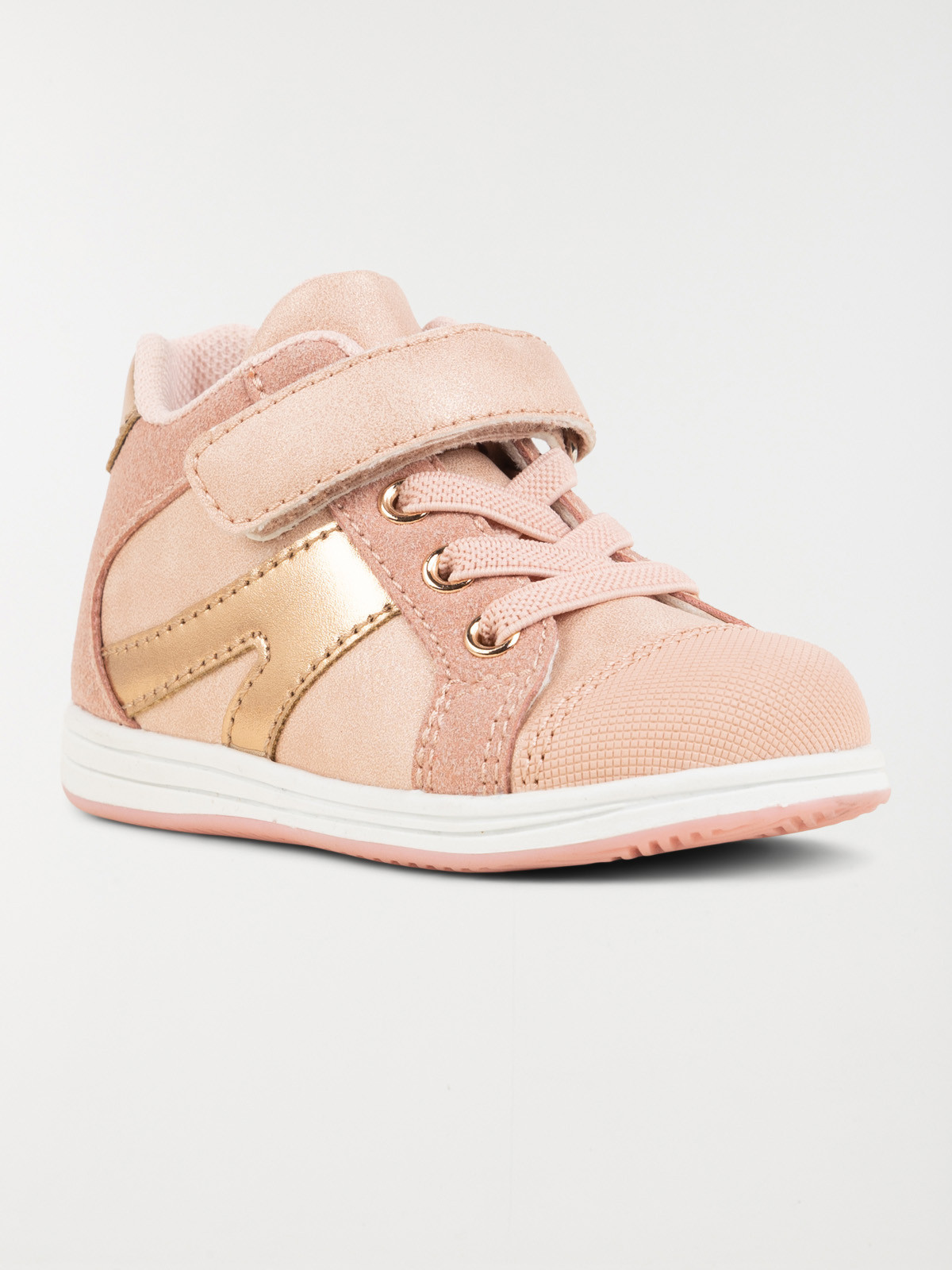 Chaussures roses et dorées fille (18-23) Chaussures roses et dorées fille (18-23)