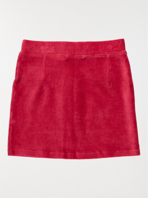 Jupe en velours prune fille...