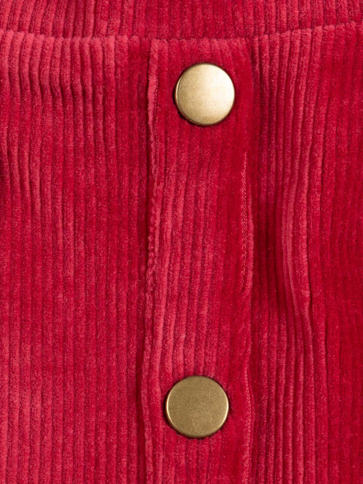 Jupe en velours prune fille (10-16A)