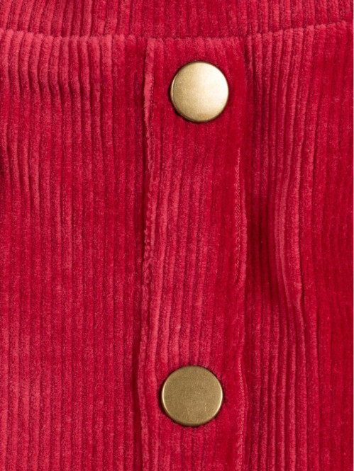 Jupe en velours prune fille...