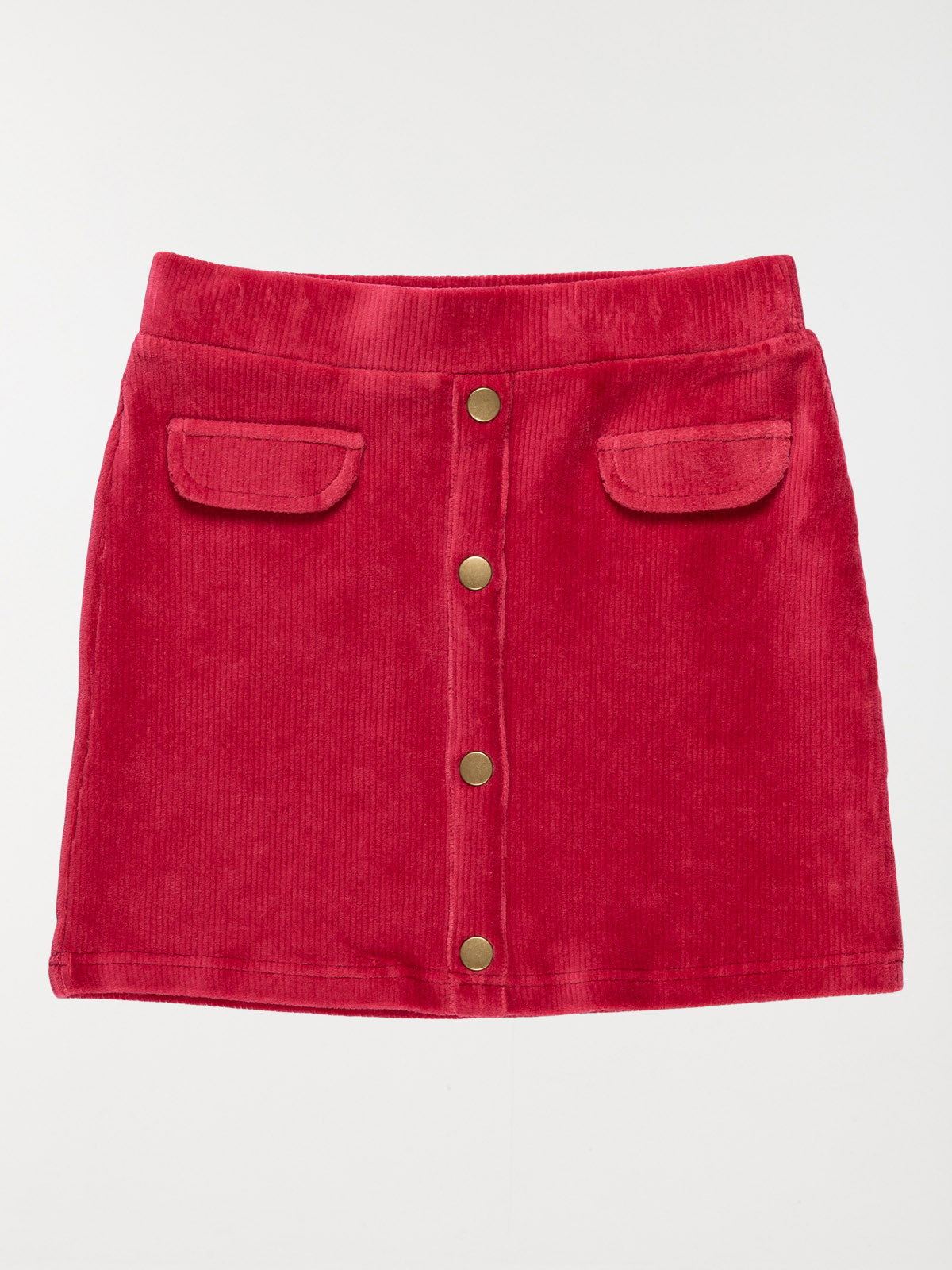 Jupe en velours prune fille (10-16A)