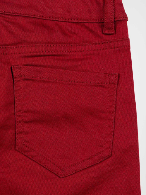 Pantalon skinny bordeaux...