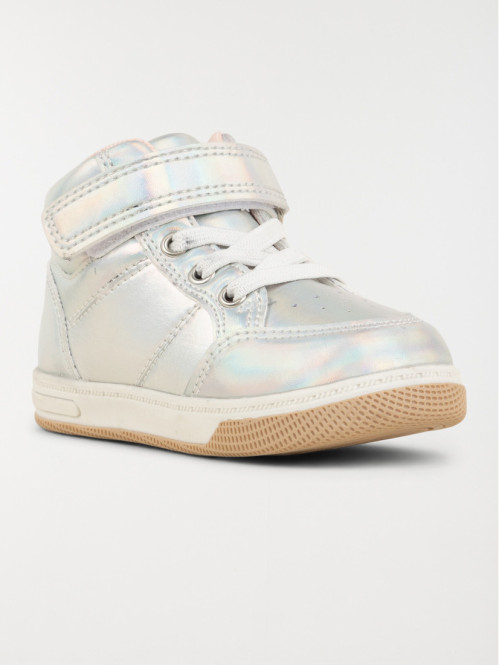 Baskets montante grise fille (20-23) Baskets montante grise fille (20-23)