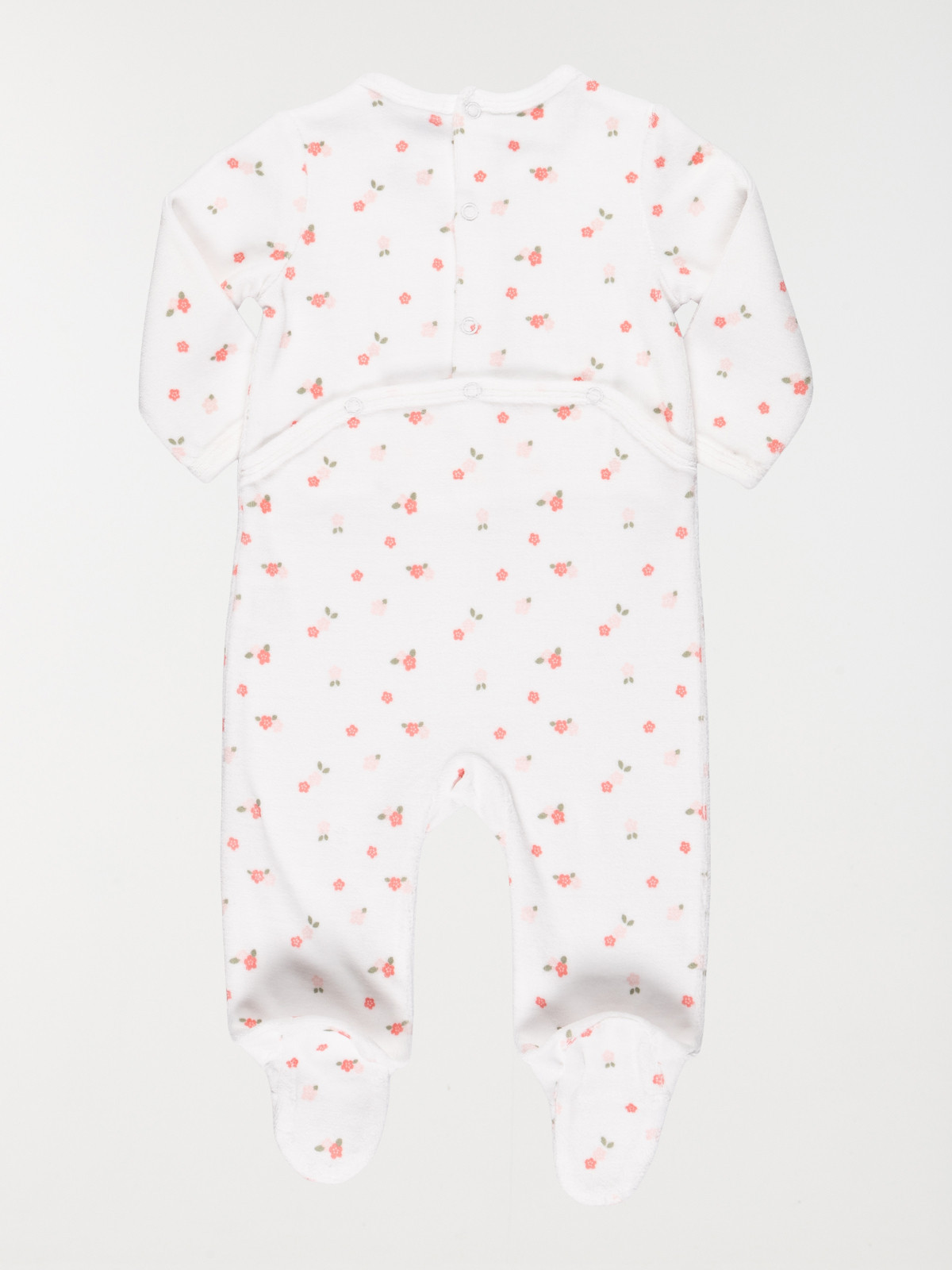 Dors-bien fille motif floral (3-24M)
