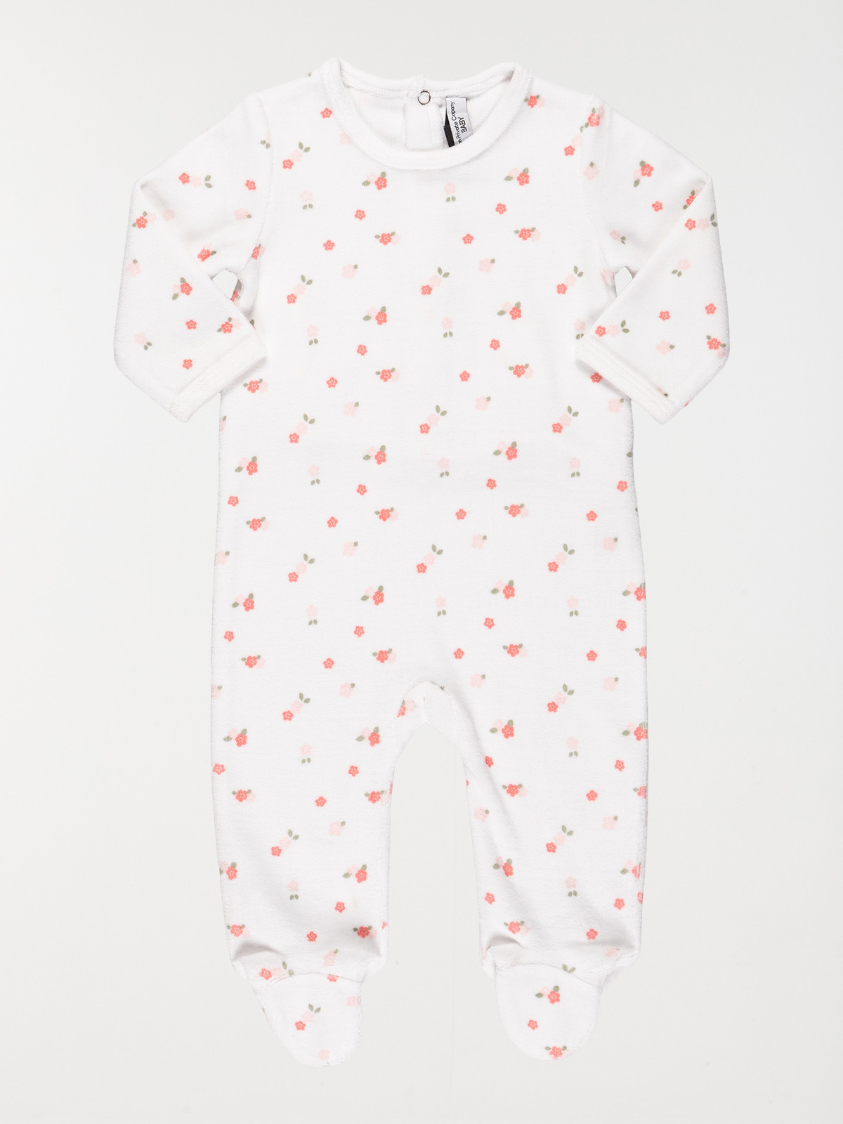 Dors-bien fille motif floral (3-24M)