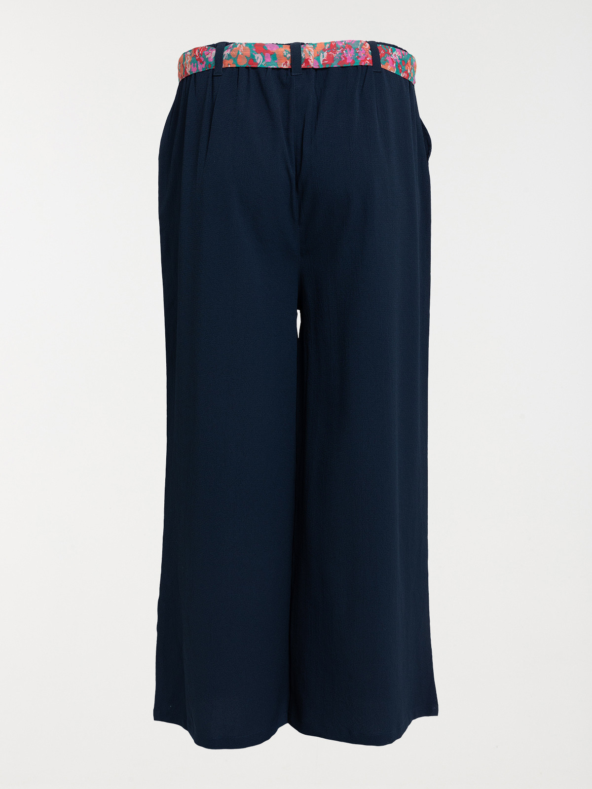 Pantalon marine grande taille femme