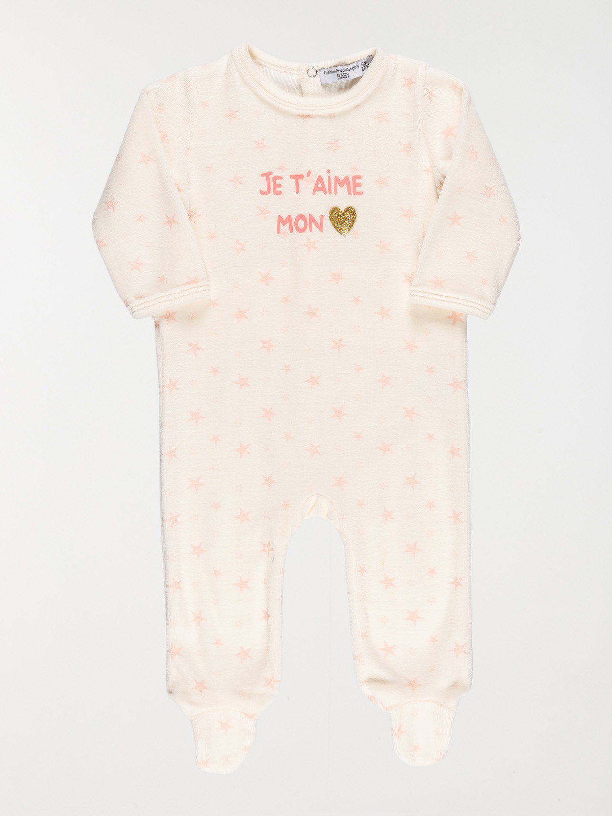 Dors bien motif étoile fille (3-24M)